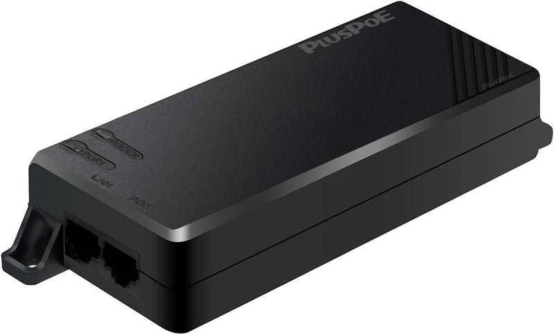 PLUSPOE 90W Ultra Gigabit PoE++ Injector, IEEE 802.3 bt /802.3at/802.3af Compliant, Up to 90W Ultra Power Supply, 10/100/1000Mbps, Compatible with TRENDnet TPE-119GI - Image 1